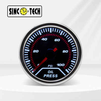 6146T Sinco Tech Presse à huile Jauge Compteur Auto Mobile Pointeur Affichage 52mm Voiture